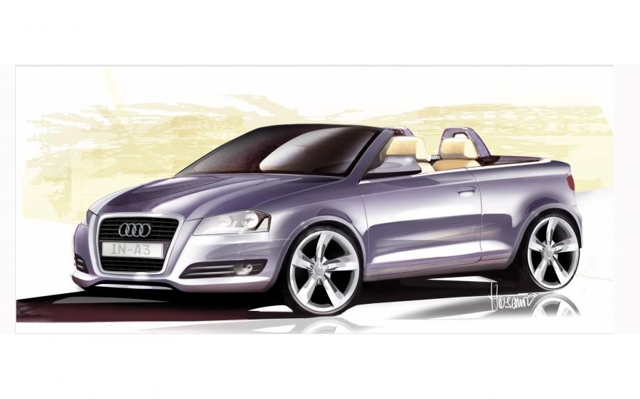 Эскиз Audi A3 2.0 TDI Cabriolet (8PA) 2008 года  (фото 30 из 35)